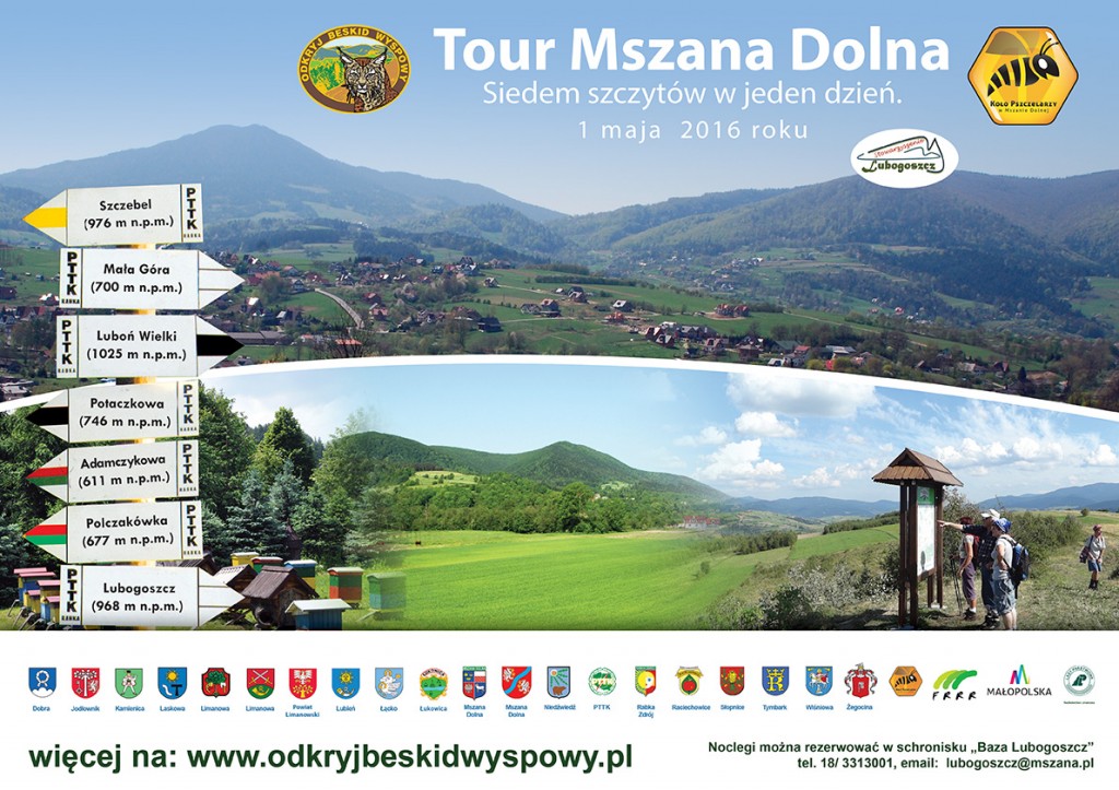 Siedem szczytów w jeden dzień – V Tour Mszana Dolna