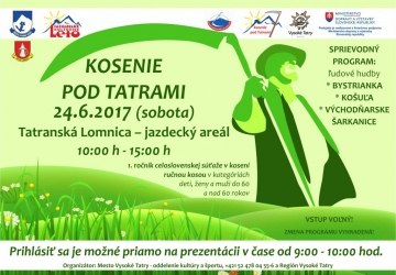 Zawody w ręcznym koszeniu kosą - KOSZENIE POD TATRAMI