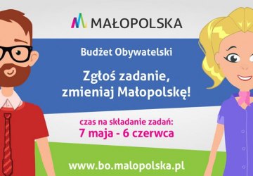 Ruszył nabór zadań do 3. edycji BO Małopolska