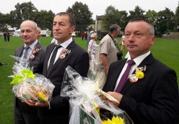 Na dożynkach w Komornikach