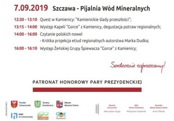 Czytanie Narodowe w Pijalni Wód Mineralnych w Szczawie