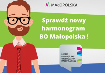 BO Małopolska: Składanie zadań przeniesione na maj i czerwiec