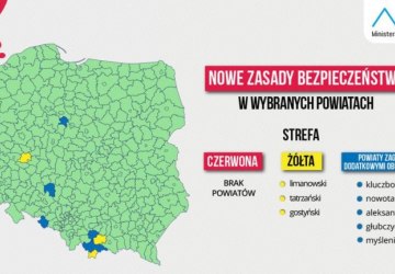 Powiat Limanowski wychodzi z czerwonej strefy