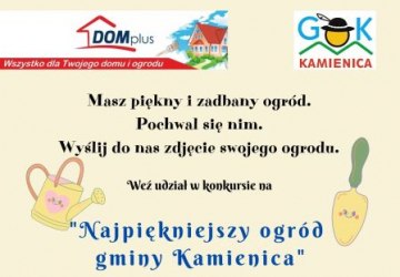 Konkurs „Najpiękniejszy ogród gminy Kamienica”