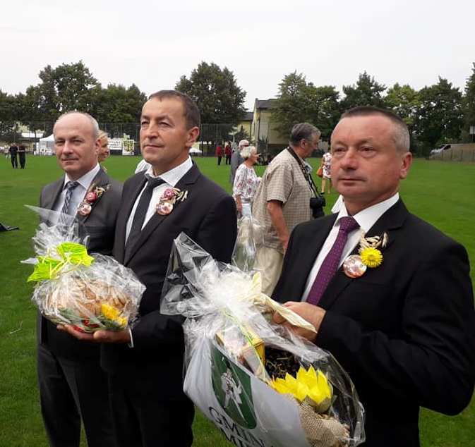 Na dożynkach w Komornikach