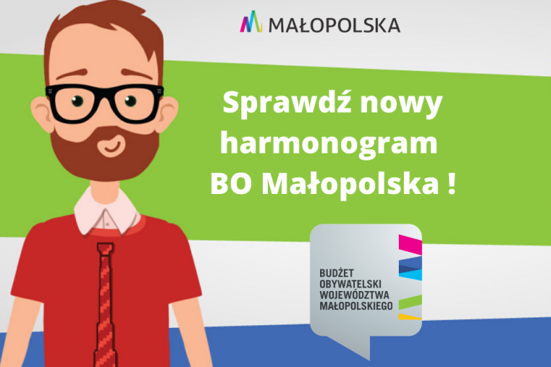 BO Małopolska: Składanie zadań przeniesione na maj i czerwiec