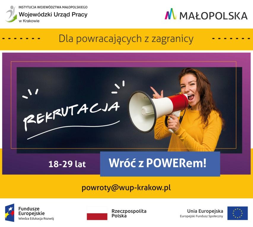 Projekt „Wróć z POWERem!” pomaga powracającym z zagranicy