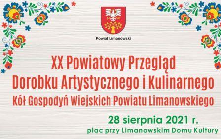 Powiatowy Przegląd Dorobku Artystycznego i Kulinarnego KGW – 28 sierpnia