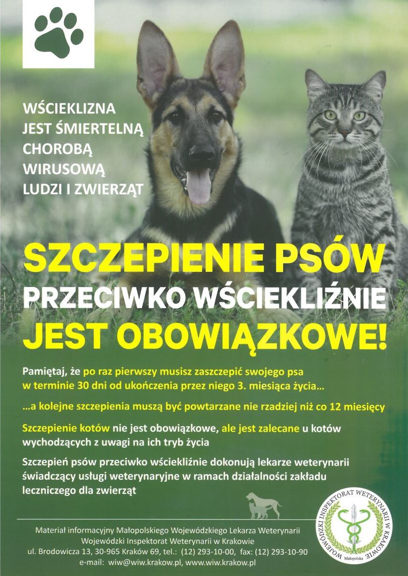 Informacja Powiatowego Lekarza Weterynarii