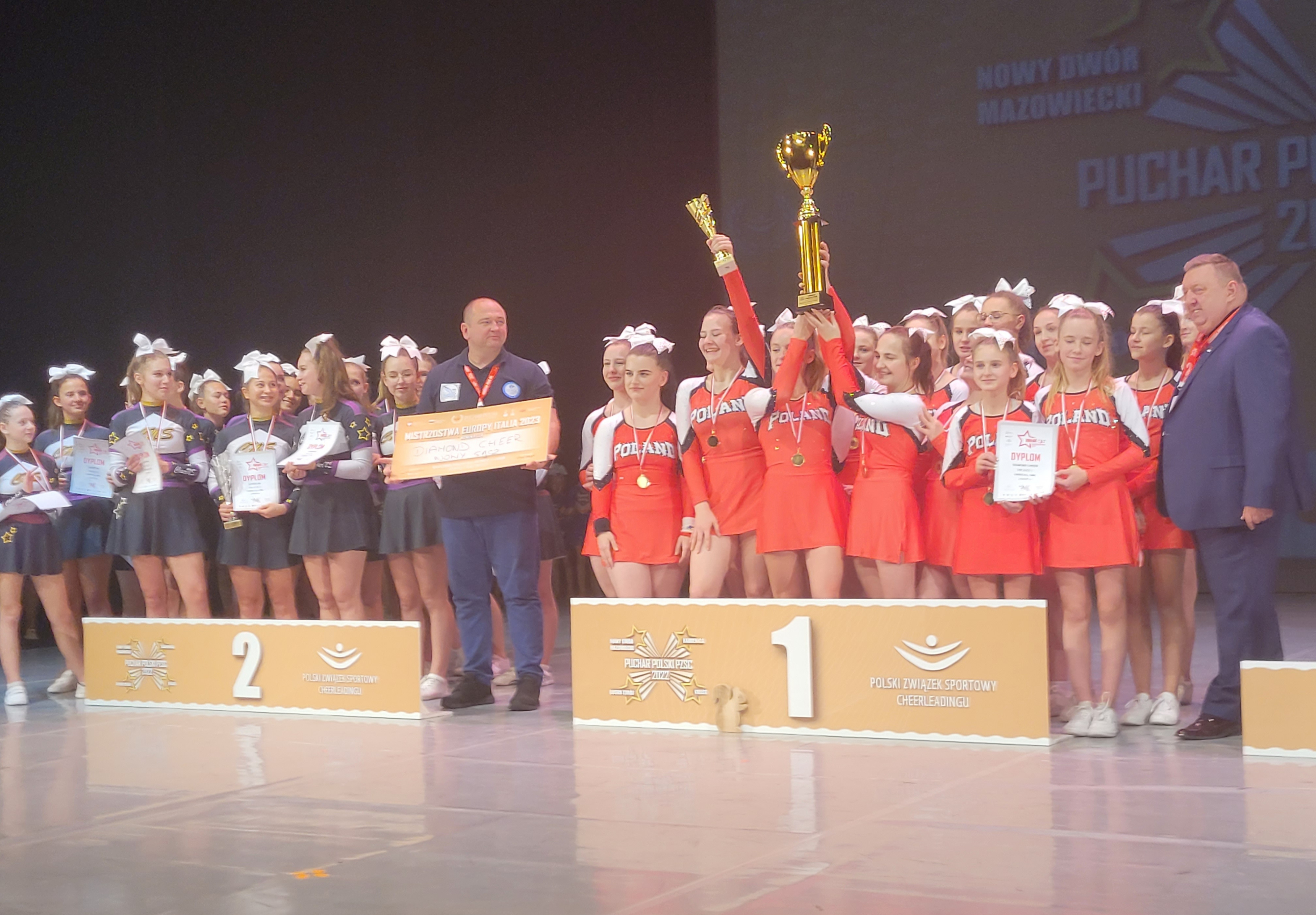 Sukces cheerleaderek w Pucharze Polski