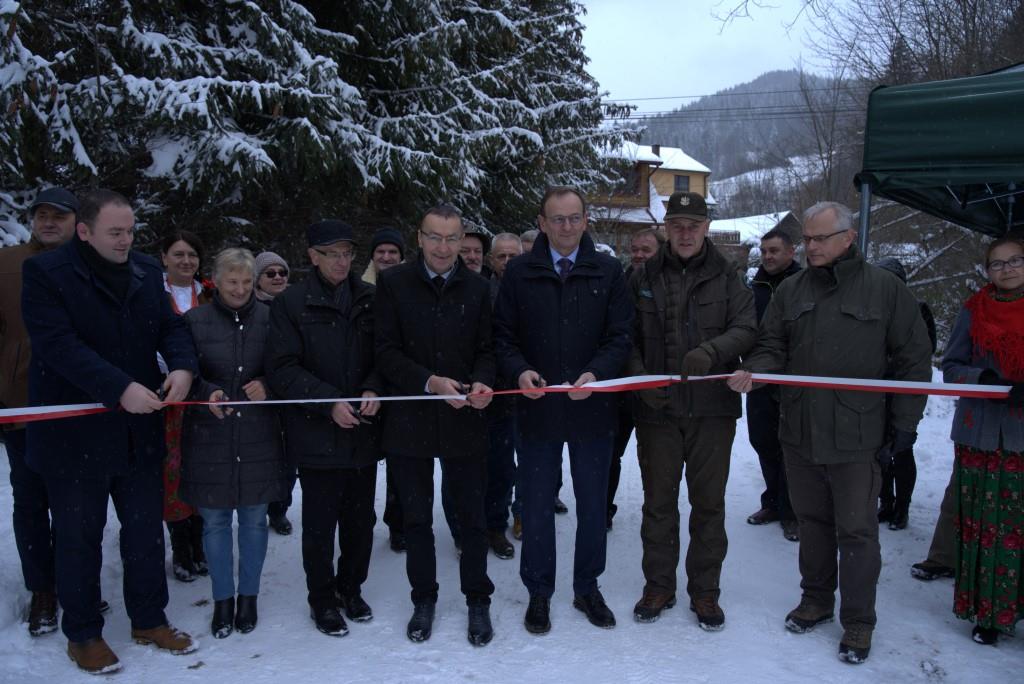 Otwarcie drogi Bulandy w Szczawie