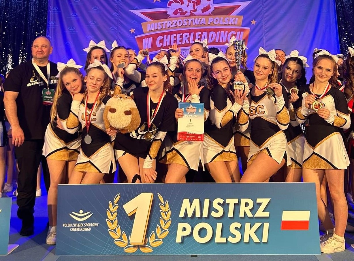 Cheerleaderki mistrzyniami Polski