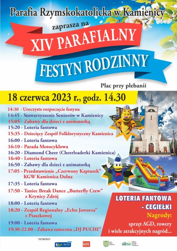 Już w najbliższą niedzielę Parafialny Festyn Rodzinny