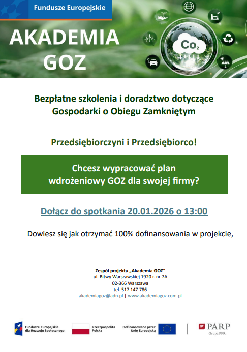 Akademia GOZ - bezpłatne wsparcie dla przedsiębiorców